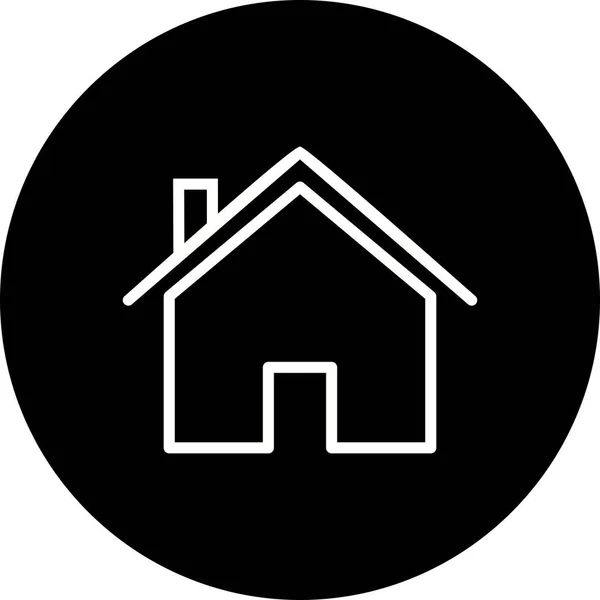 Illustration Haus-Ikone — Stockfoto