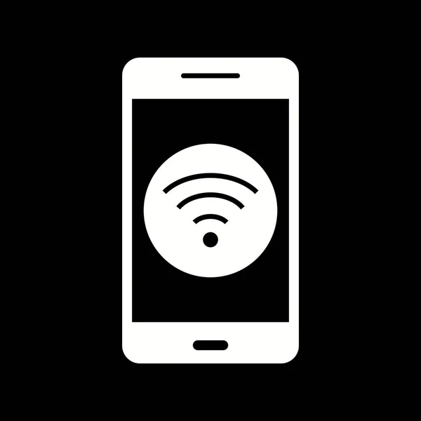 Ілюстрація піктограма мобільного додатку Wi-Fi — стокове фото