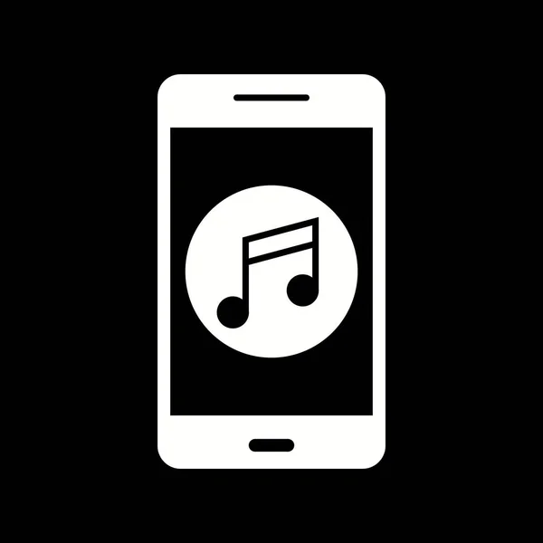 Illustration Musik mobile Anwendung Symbol — Stockfoto