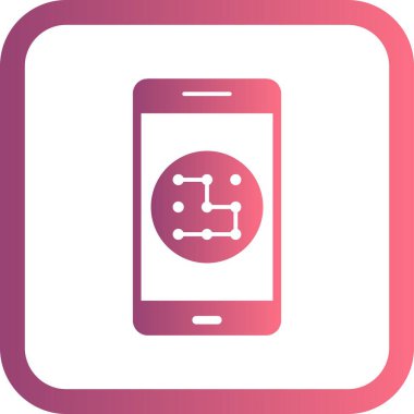 Çizim deseni mobil uygulama simgesi