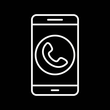 İllüstrasyon arama mobil uygulama simgesi