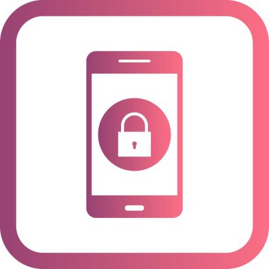 Çizim kilidi mobil uygulama simgesi