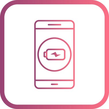 Çizim mobil uygulama simgesi şarj