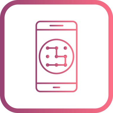 Çizim deseni mobil uygulama simgesi