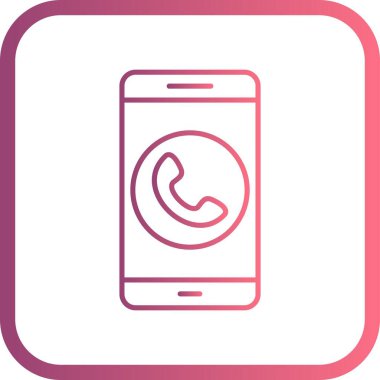 İllüstrasyon arama mobil uygulama simgesi