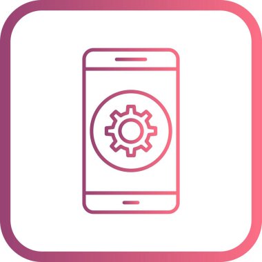 Çizim ayarı mobil uygulama simgesi