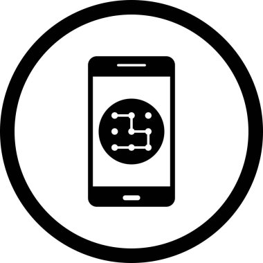 Çizim deseni mobil uygulama simgesi