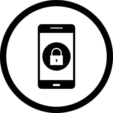 Çizim kilidi mobil uygulama simgesi