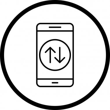 Çizim veri bağlantısı Mobil uygulama simgesi