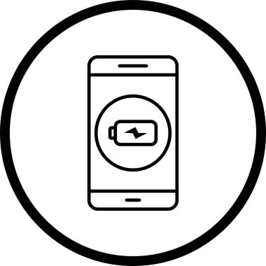 Çizim mobil uygulama simgesi şarj