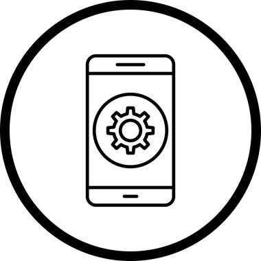 Çizim ayarı mobil uygulama simgesi