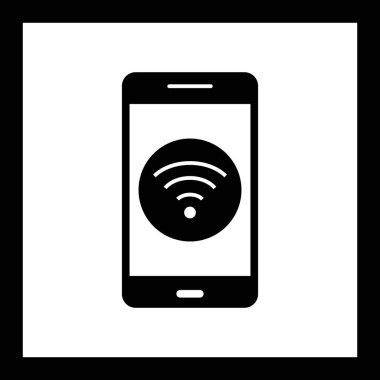 İllüstrasyon WiFi mobil uygulama simgesi
