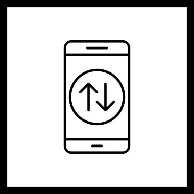 Çizim veri bağlantısı Mobil uygulama simgesi