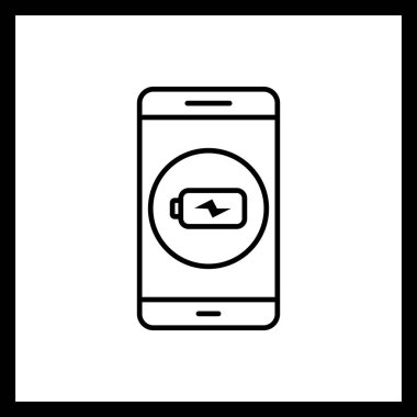 Çizim mobil uygulama simgesi şarj