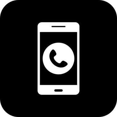 İllüstrasyon arama mobil uygulama simgesi