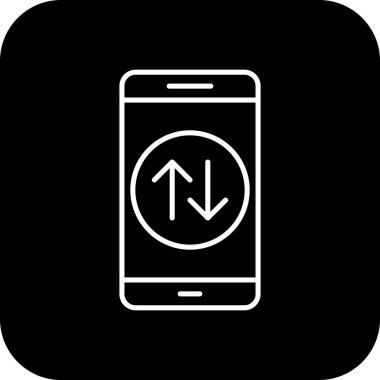 Çizim veri bağlantısı Mobil uygulama simgesi