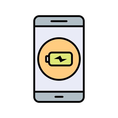 Çizim mobil uygulama simgesi şarj