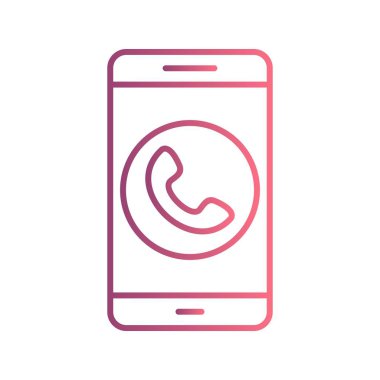 İllüstrasyon arama mobil uygulama simgesi