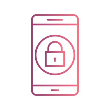 Çizim kilidi mobil uygulama simgesi