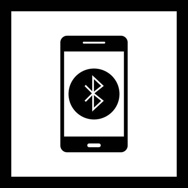 Ілюстрація піктограма мобільного додатку Bluetooth — стокове фото