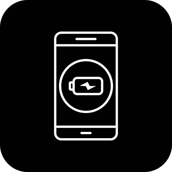 Illustration  Charging Mobile Application Icon — Stock Photo, Image