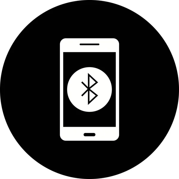 Ilustración Icono de aplicación móvil Bluetooth —  Fotos de Stock