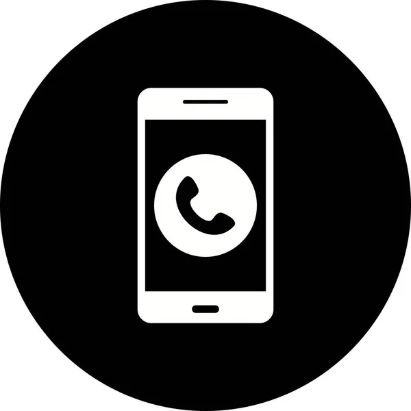 Ilustración Llamada Icono de aplicación móvil —  Fotos de Stock