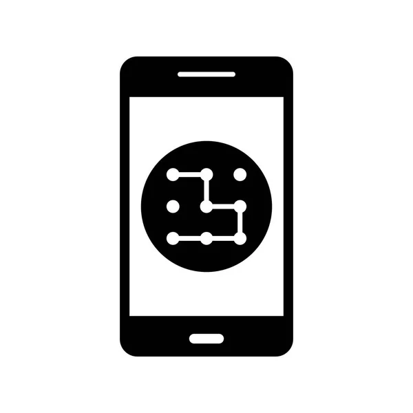 Ilustração padrão Mobile Application Icon — Fotografia de Stock