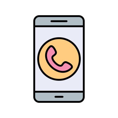 İllüstrasyon arama mobil uygulama simgesi