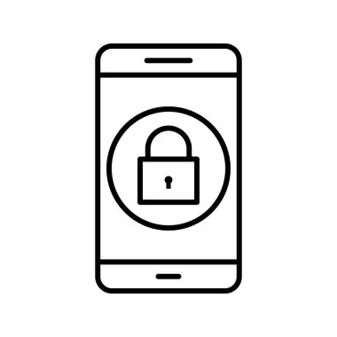 Çizim kilidi mobil uygulama simgesi