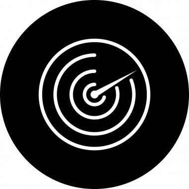 Illustration radar simgesi