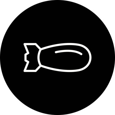 İllüstrasyon bomba simgesi