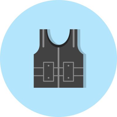 İllüstrasyon Bullet Proof jecket simgesi