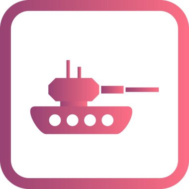 Illustration tank simgesi