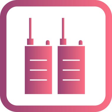 İllüstrasyon Walkie talkie Simgesi