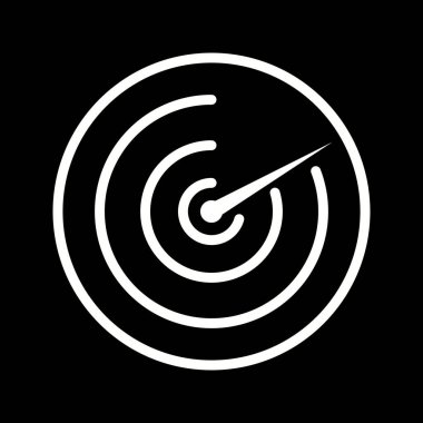 Illustration radar simgesi