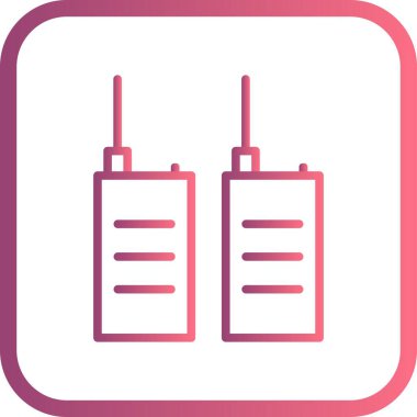 İllüstrasyon Walkie talkie Simgesi