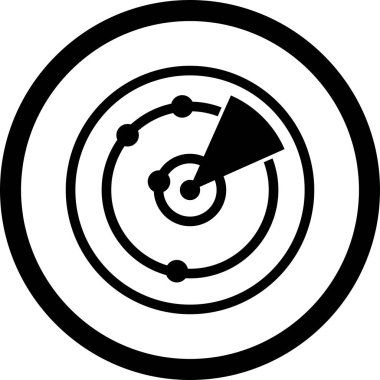 Illustration radar simgesi