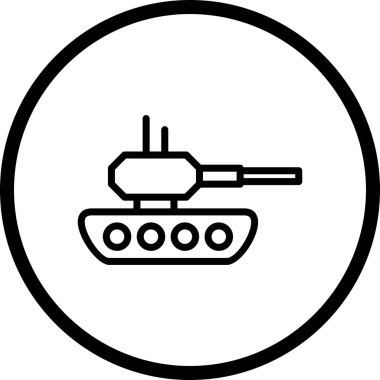 Illustration tank simgesi