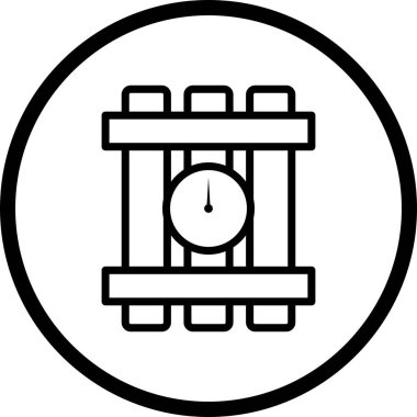 İllüstrasyon dinamit simgesi