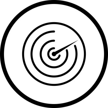 Illustration radar simgesi