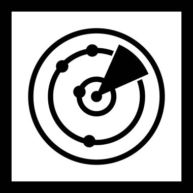 Illustration radar simgesi