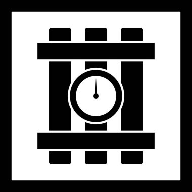 İllüstrasyon dinamit simgesi