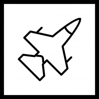 İllüstrasyon Jet simgesi