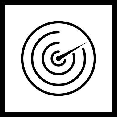 Illustration radar simgesi