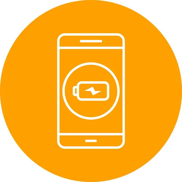 Illustration Charging Mobile Application  Icon — Stock Photo, Image