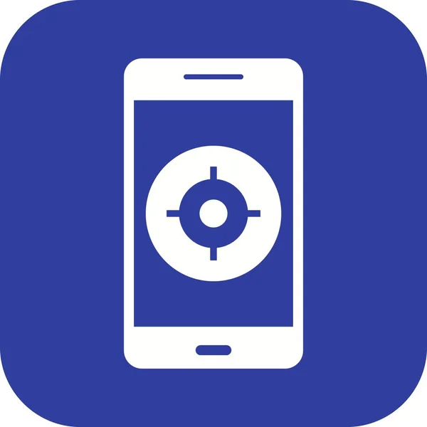Ілюстрація GPS піктограма мобільного додатку — стокове фото