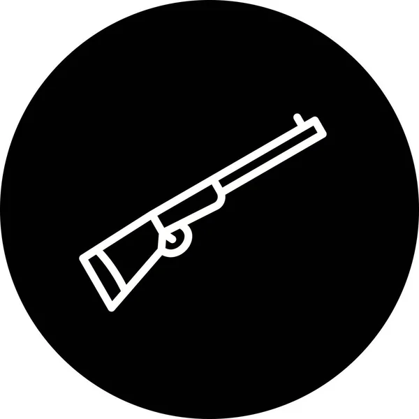 Illustration  Shotgun Icon — Stock Photo, Image