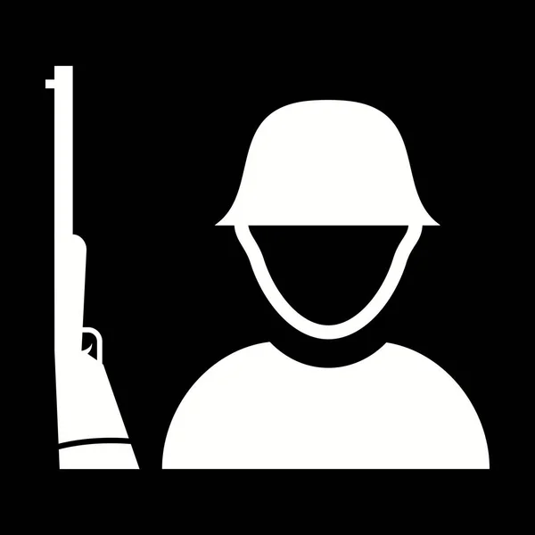 Illustration  Solider Icon — Stock Photo, Image