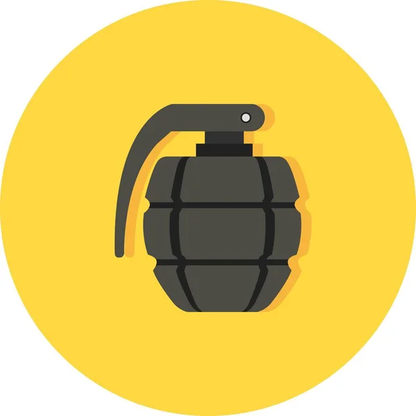 Illustratie granaat icoon — Stockfoto